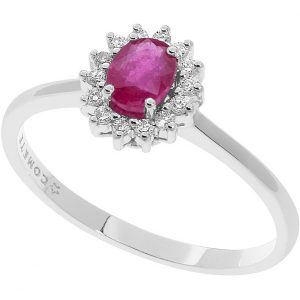 Anello donna oro e rubini  contessa Comete