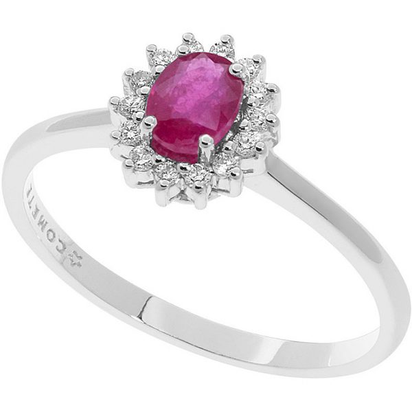 Anello donna oro e rubini  contessa Comete