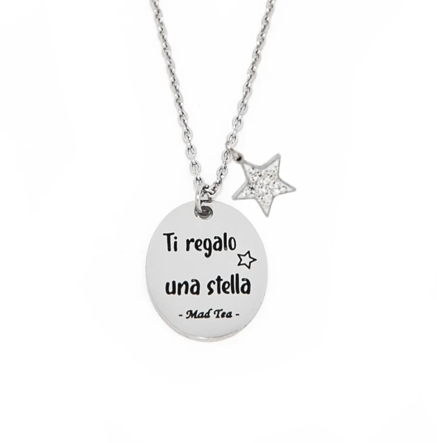Collana donna acciaio “Ti regalo una stella” Mad Tea