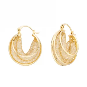 Orecchini donna Three Mesh Barbieri