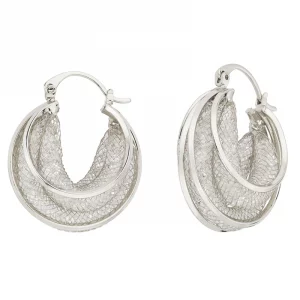 Orecchini donna Three Mesh Barbieri