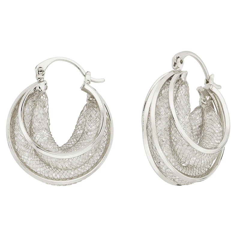 Orecchini donna Three Mesh Barbieri