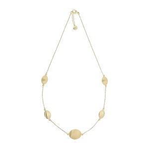 Collana corta "I Classici" con ovali Aquaforte