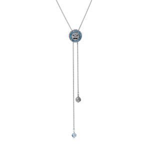 Collana donna saliscendi con maschera e Cubic Zirconia Gerardo Sacco