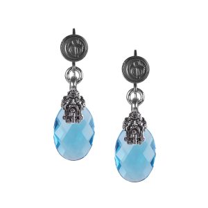 Orecchini donna Iride azzurro Gerardo Sacco