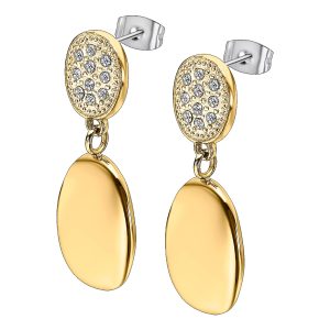 Orecchini donna acciaio Old Money LOTUS STYLE