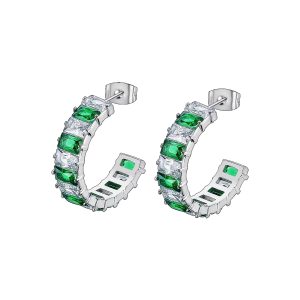 Orecchini donna acciaio Old Money LOTUS STYLE